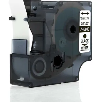 Pásek do tiskárny Alternativní páska Dymo 45803, S0720830, 19mm x 7m, černý tisk / bílý podklad