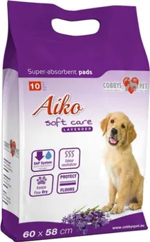 toaleta pro psa Aiko Soft Care Lavender 60 x 60 cm 10 ks