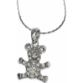 Náhrdelník Náhrdelník MEDVÍDEK Swarovski Elements Rh