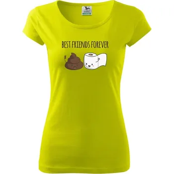 WC friends - Dámské triko Pure - L ( Limetková )