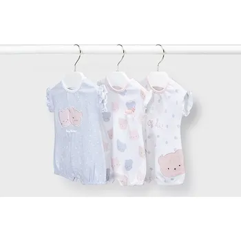 Dívčí trojkomplet letních overálků Mayoral 1608 Rozměr: 1 - 2 měsíce, 60 cm