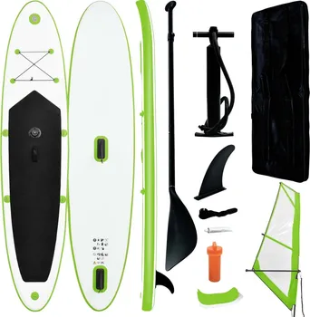 Paddleboard vidaXL 92735 zelený/bílý