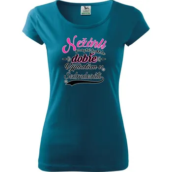 Dámské oblečení Nežárli - 70 - Dámské triko Pure - 2XL ( Petrolejová )