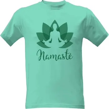 Tričko s potiskem Lotos Namasté pánské