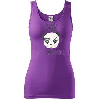 Dámské tričko Rock star - yeah - Dámské tílko - XL ( Fialová )