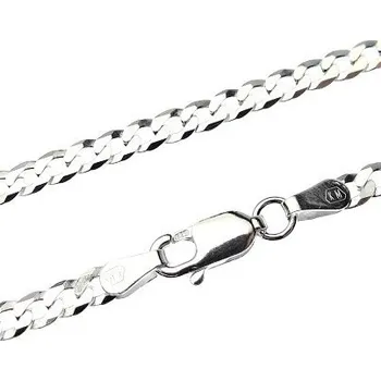 Náramek Stříbrný náramek PANZER 5,2mm 5,70g 20cm Stříbro 925/1000