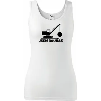 Dámské tričko Jsem bourák - Dámské tílko - L ( Bílá )