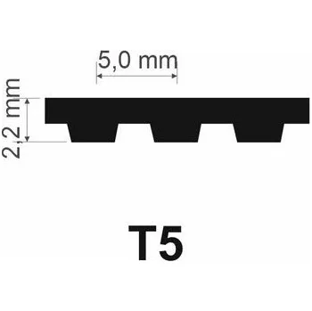 Megadyne T5-510 ozubený řemen polyuretanový