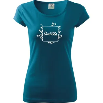 Družička - Dámské triko Pure - 3XL ( Petrolejová )