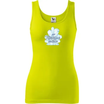 Dámské tričko Křišťálová svatba 15 - Dámské tílko - L ( Limetková )