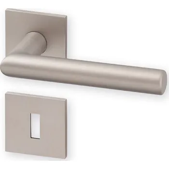 Dveřní kování AC-T Dveřní kování TIPA EXCLUSIVE R HR nikl satén KK Provedení: pro klíč - BB, Povrchová úprava: nikl satén