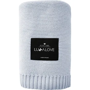 Dětská deka Lullalove Bambusová dečka Matně Modrá