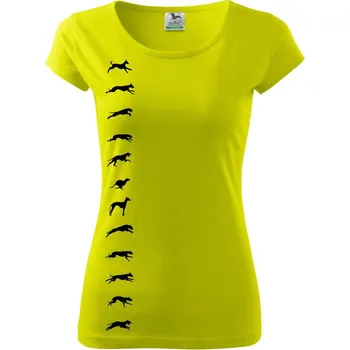 Chrt na výšku - Dámské triko Pure - XS ( Limetková )