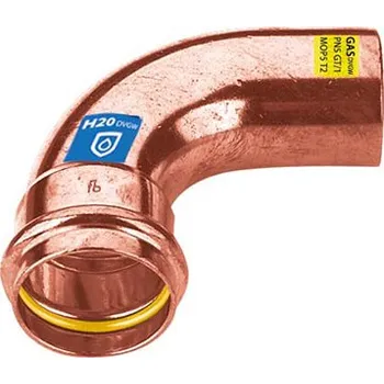 Vodovodní potrubí FRABOPRESS - Oblouk 90° MxF 22mm FP.9001.22