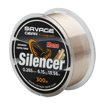 Savage Gear Vlasec Silencer Mono 300 m Nosnost: 3,3 kg, Průměr vlasce/ lanka: 0,20 mm