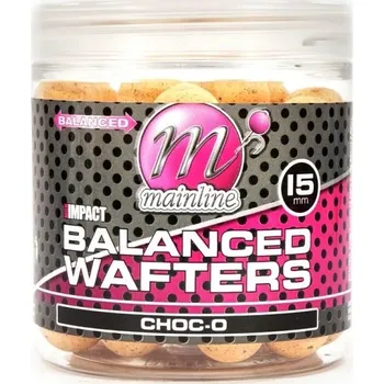 Návnadová surovina MAINLINE - Vyvážené boilie High Impact Balanced Wafters 15 mm Choc-O