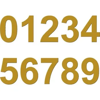 Pelisport Číslice typ P01 - 5 cm jednotlivá číslice