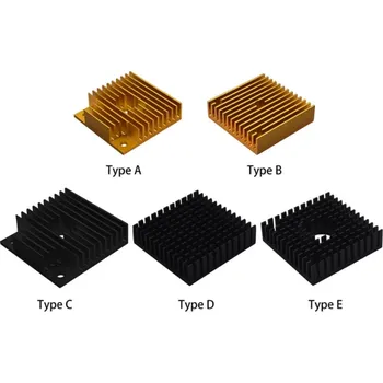 Příslušenství k 3D tiskárně Hliníkový chladič pro krokový motor 40x40x10 mm D