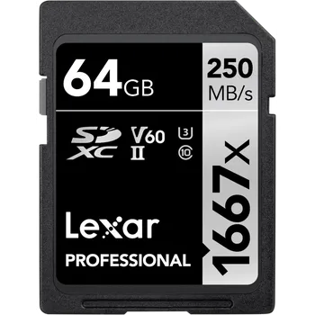 Lexar Professional 1667x SDXC 64 GB…
