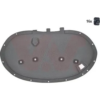 Motorový prostor Izolace motorového prostoru VAN WEZEL 5740460