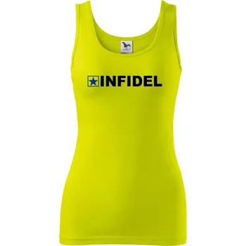 Dámské tričko Infidel nápis - Dámské tílko - M ( Limetková )