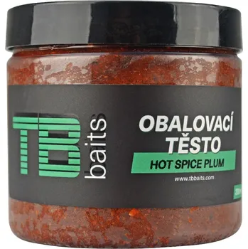 Návnadová pasta TB Baits Obalovací Pasta Hot Spice Plum 200 ml