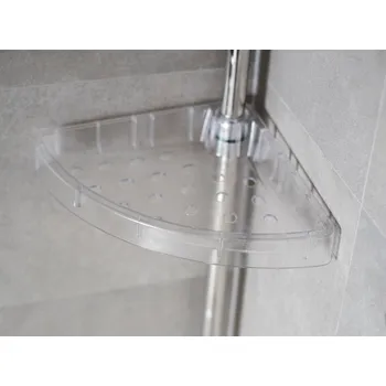 Drátěná police wela NÁHRADNÍ trubice STŘÍBRNÁ 70 cm k polici zužená