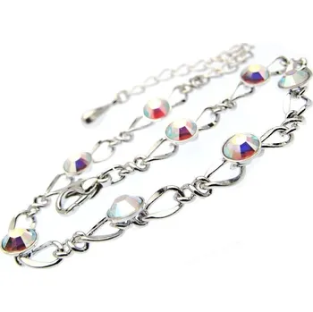 Náramek Náramek se Swarovski Rhodium Crystal AB