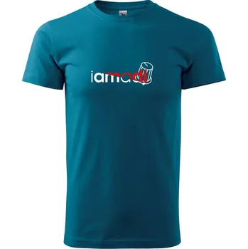 I am a DJ - Klasické pánské triko vyšší gramáže - S ( Petrolejová )