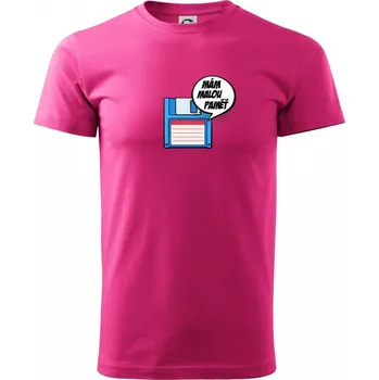 Pánská móda Mám malou paměť - Klasické pánské triko vyšší gramáže - 2XL ( Purpurová )