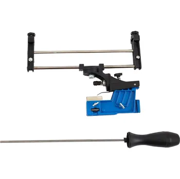 Přípravek pro broušení řetězů (Pilník s nastavením a oporou pro broušení řetězů)