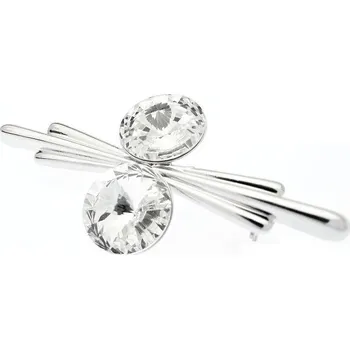Brož Brož RIVOLI MAŠLE Swarovski Rhodium