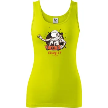 Dámské tričko Gravity sucks - Dámské tílko - L ( Limetková )