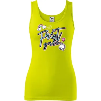 Dámské tričko Frst girls - Dámské tílko - L ( Limetková )