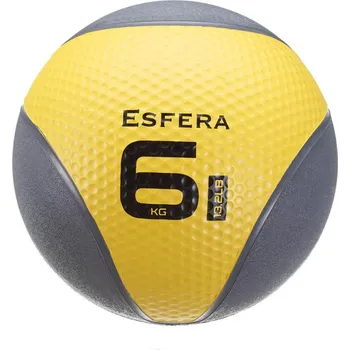 Medicinbal Medicinball gumový TRENDY 6 kg, žlutý