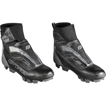 Pánské cyklistické tretry Zimní tretry Force ICE21 MTB černé 47