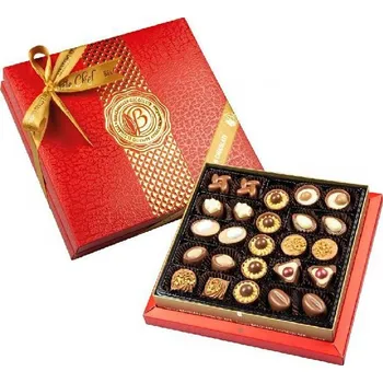 Bonboniéra Bolçi Diamond Red s dárkovou taškou 290 g