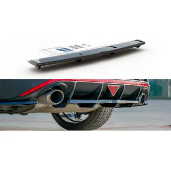 Nárazník Difuzor zadního nárazníku se žebry Hyundai I30 N Fastback Mk3 černý lesklý plast