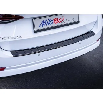 Auto-moto Milotec práh pátých dveří s výstupky pro Škoda Octavia IV RS Combi od r.v. 2019, černý lesklý