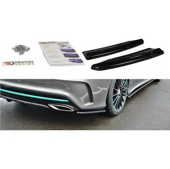 Tuning Splittery zadní boční MERCEDES-BENZ CLA C117 AMG-LINE FACELIFT 2017- carbon look