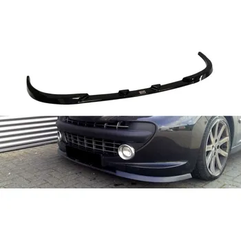 Nárazník Spojler pod nárazník lipa Peugeot 207 předfaceliftem carbon look
