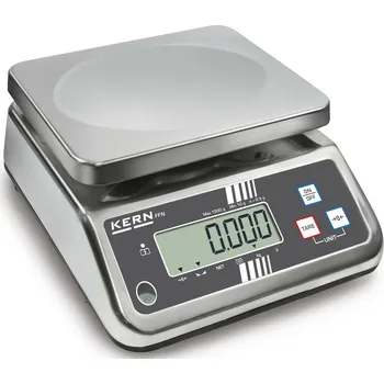 Průmyslová váha KERN nerezová stolní váha FFN, IP 65, ověřitelná, až do 6 kg
