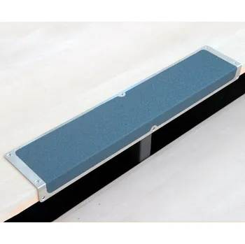Dopravní značení Protiskluzový nášlapný profil, aluminium m2, Easy Clean, šedý, š 635 mm