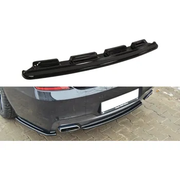 Tuning Splitter zadní, prostřední BMW 6 Gran Coupé M-Pack (Bez žeber) 2013- černý lesklý plast