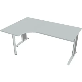 Kancelářský vozík HOBIS kancelářský stůl pracovní, sestava pravá - CE 1800 60 P, šedá + doprava zdarma