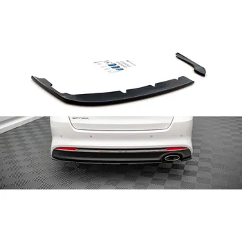 Nárazník Spoiler zadního nárazníku Kia Optima Mk4 černý lesklý plast