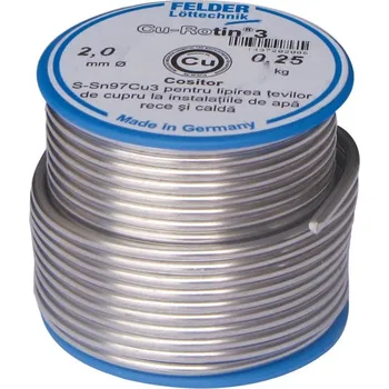 Páječka Pájka ST S-Sn97Cu3 (měkké pájení) 3 mm/250 g