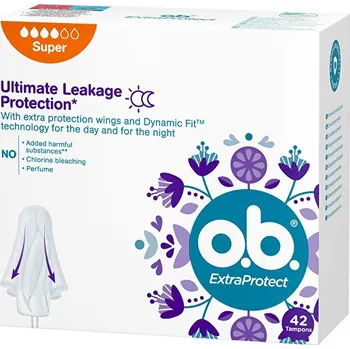 Menstruační tampony o.b. ExtraProtect Super 42 ks