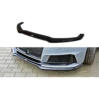 Karosérie Spojler pod nárazník lipa V.1 Audi RS3 8VA Sportback černý lesklý plast