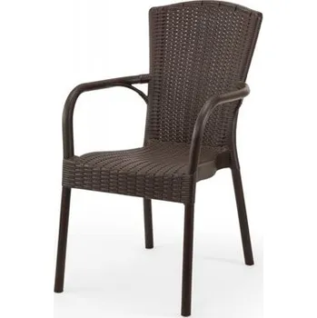 Jídelní židle Zahradní židle ANDREA, hnědá ANDREA_BRO